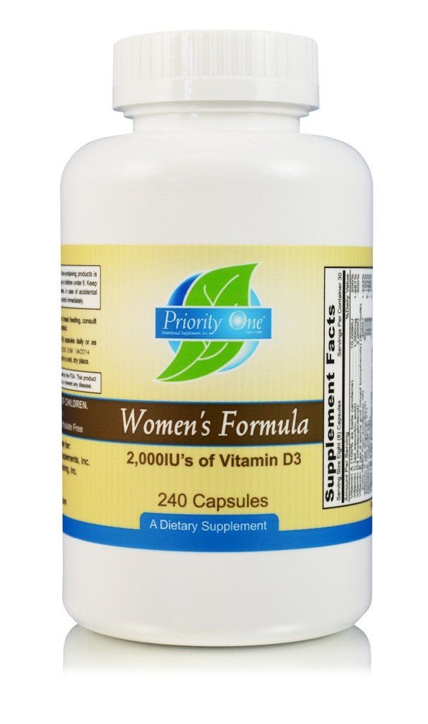 Priority One Vitamins Women's Formula Multivitamin - 240 Capsules