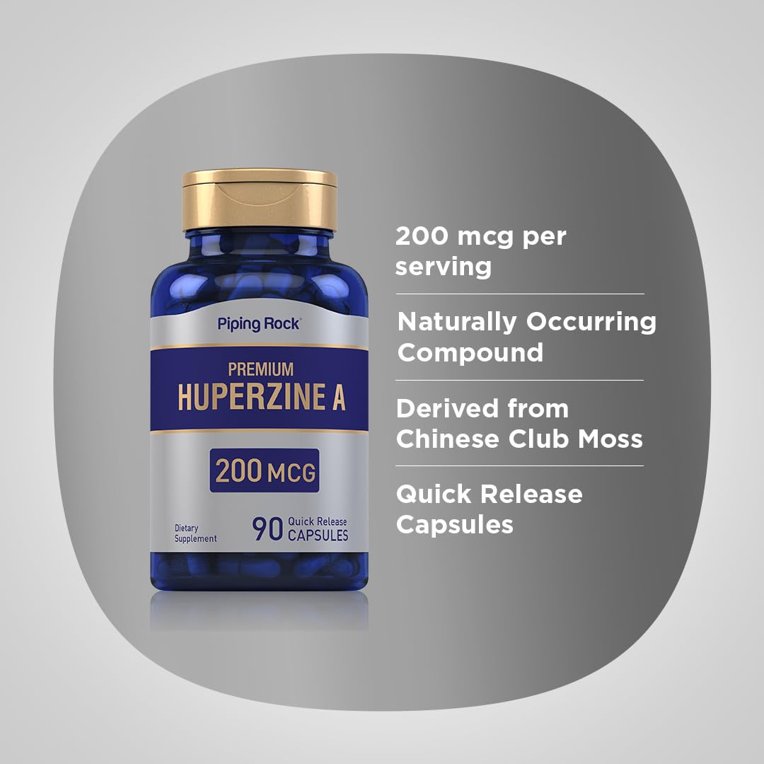 Piping Rock Huperzine A 200 mcg - 90 Capsules - image 4