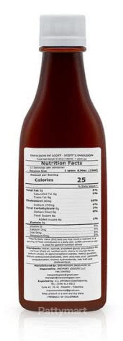 Emulsion de Scott Tradicional Multivitamin Liquid - 180 ML - image 3