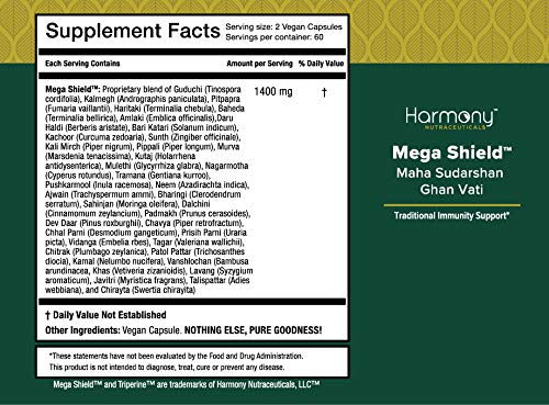 Harmony Nutraceuticals Mahasudarshan Ghan Vati Immune Support - image 3