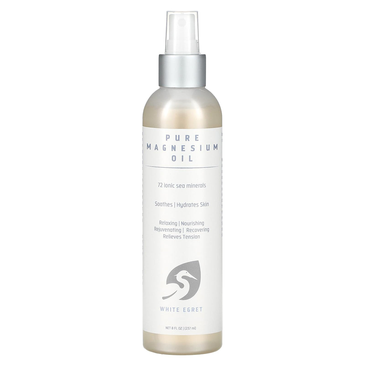 White Egret Pure Magnesium Oil - 8 Fl Oz