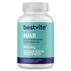 BESTVITE HMB 1000mg Muscle Support - 240 Vegetarian Capsules