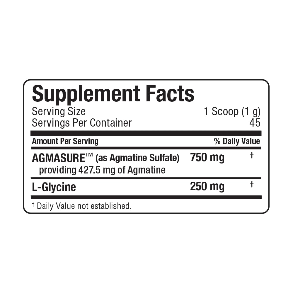 ALLMAX AGMATINE+ Powder Unflavored - 45 Servings - image 5