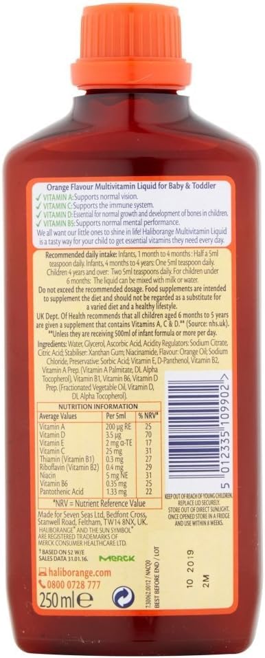 Haliborange Baby and Toddler Multivitamin Liquid - 2 Pack - image 2