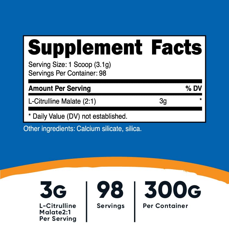 Nutricost L-Citrulline Malate Powder 2:1 - 2 Pack - image 2
