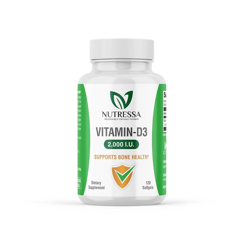 Nutressa Vitamin D3 2000 IU - 120 Softgels