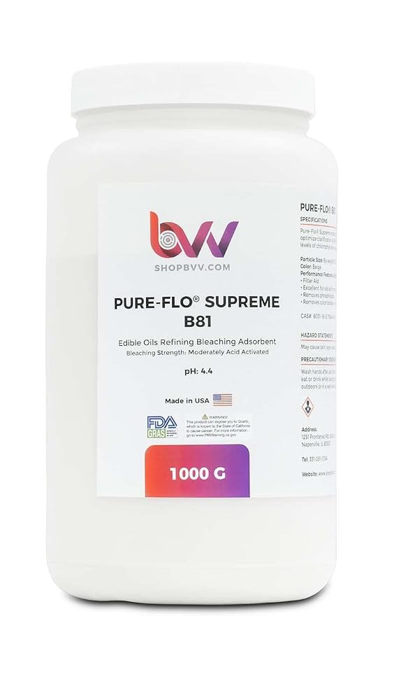 BVV Pure-Flo B81 Supreme Activated Bentonite for Edible Oil - 24 Bags - image 2