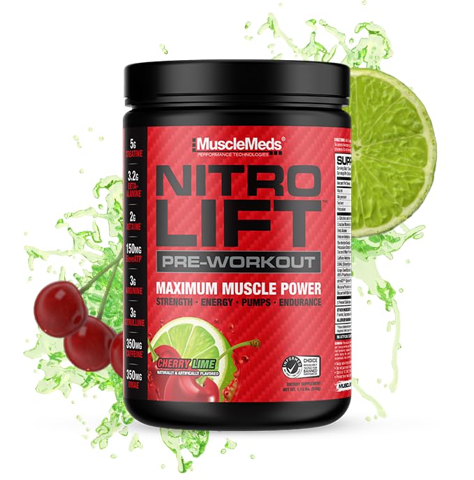 MuscleMeds Nitro Lift Pre Workout Enhance Endurance and Muscle