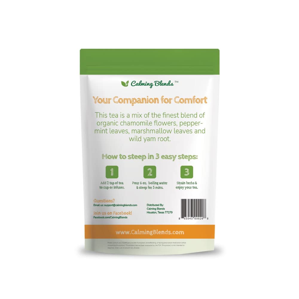CALMING BLENDS Digestive Support Tea & Probiotic - 60 Capsules - image 2