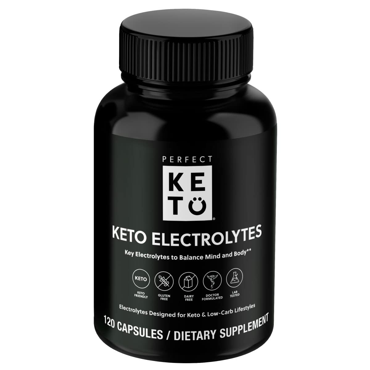 Perfect Keto Electrolytes Hydration Supplement - 120 Capsules