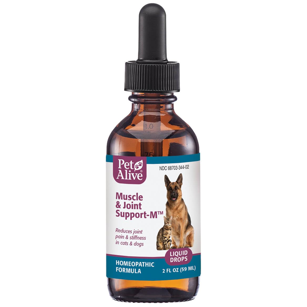 PetAlive Muscle and Joint Support-M - Natural Homeopathic Formula for