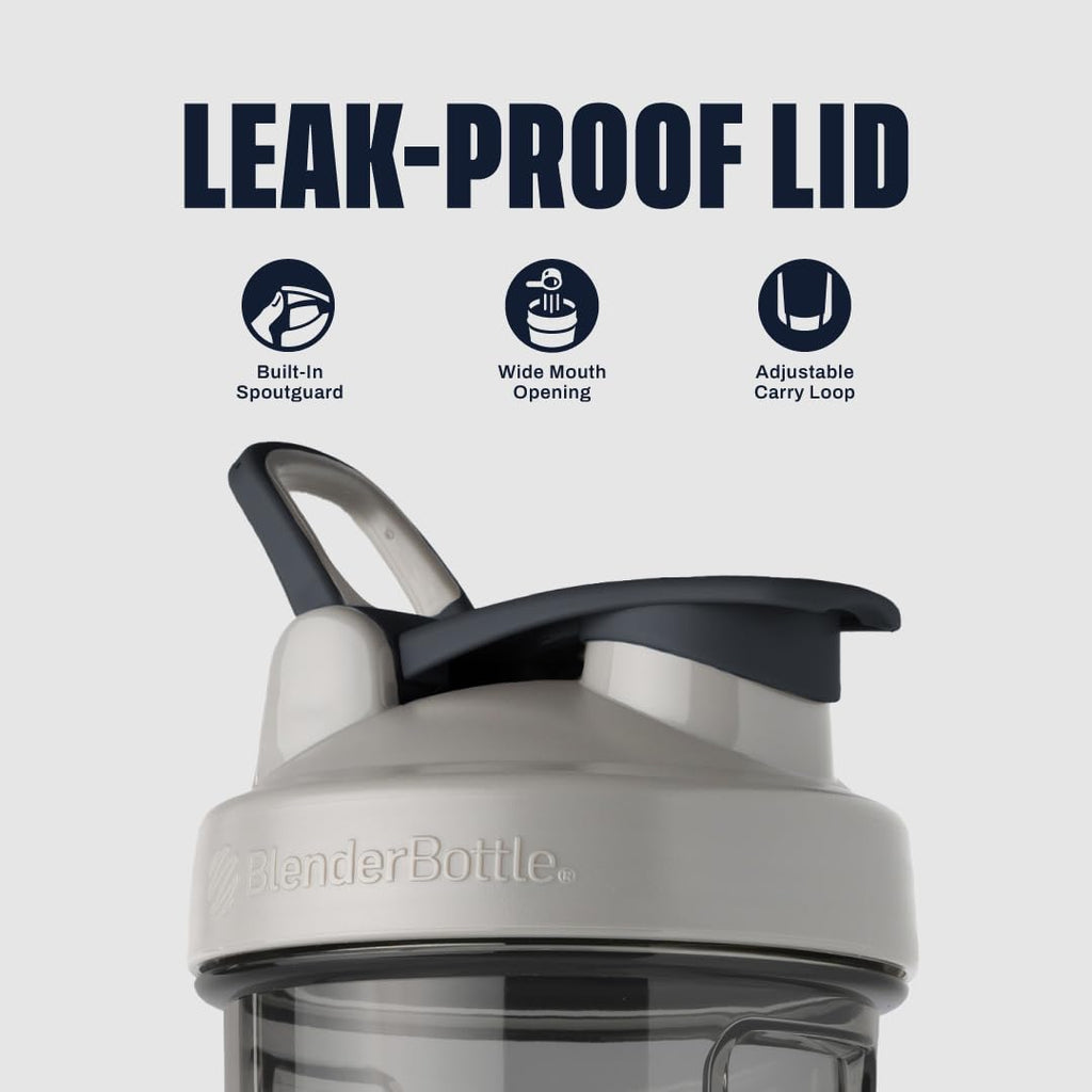 BlenderBottle Shaker Bottle Pro Series Perfect for Protein Shakes