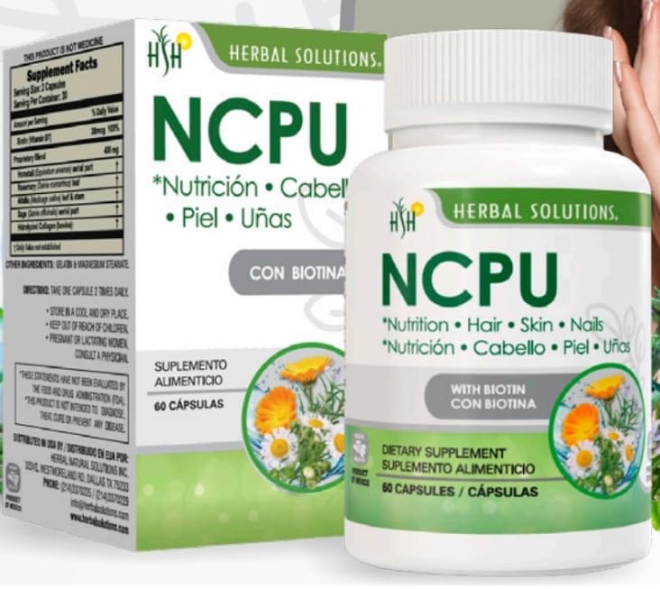 Herbal Solutions Health NCPU Capsules 500 mg - 60 Capsules