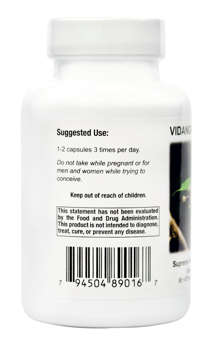 Supreme Nutrition Vidanga Supreme - 90 Vegetarian Capsules - image 3