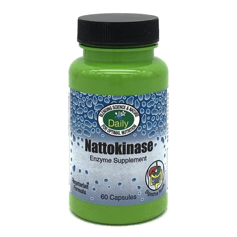 Daily Manufacturing Nattokinase 50 mg - 60 Vegetarian Capsules