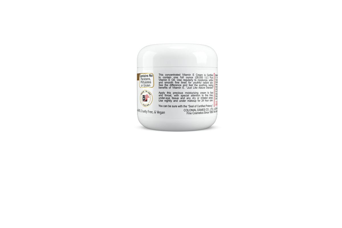 Colonial Dames Vitamin E Moisturizing Cream 28,000 IU - 4 oz - image 2