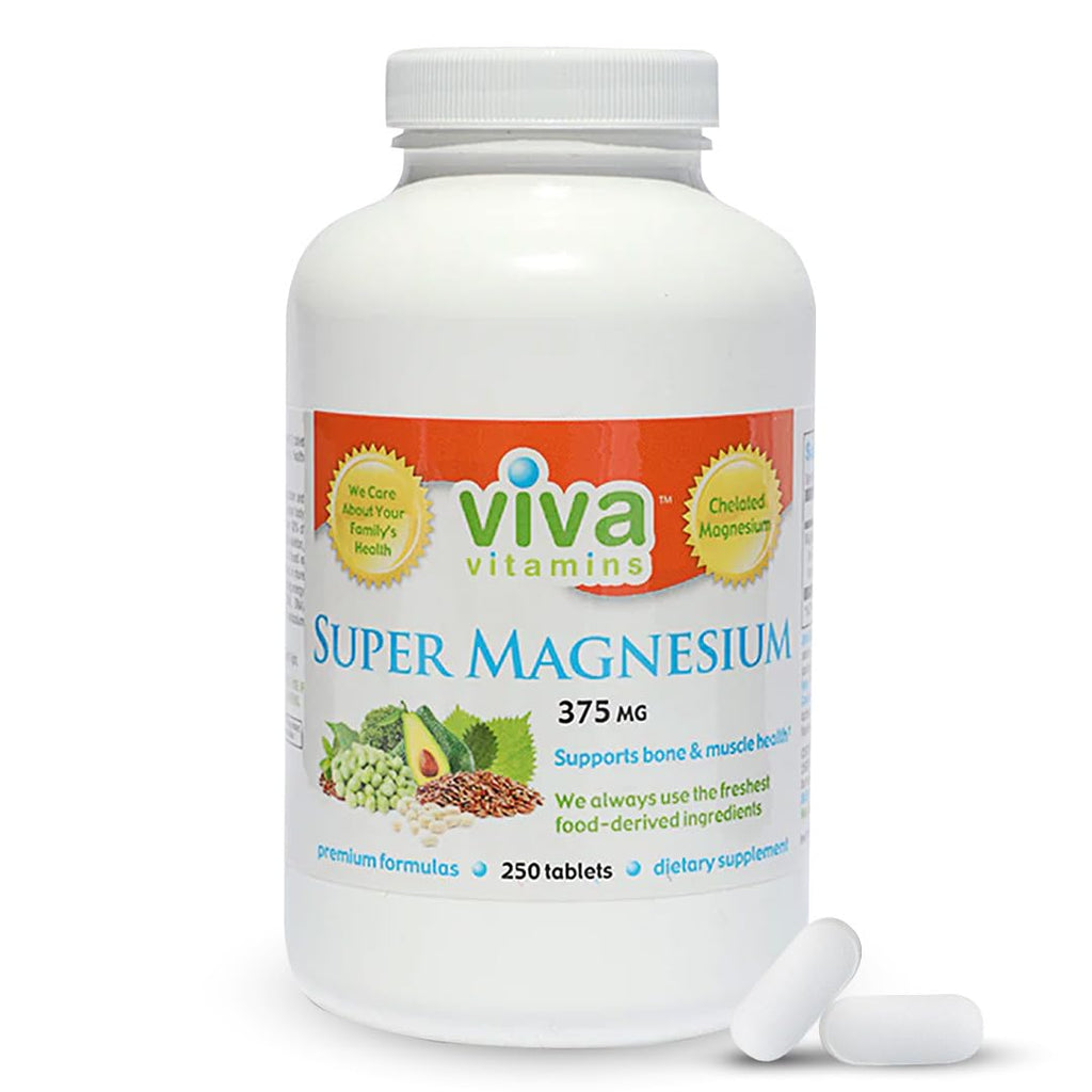 Viva Vitamins Super Magnesium - 250 Capsules
