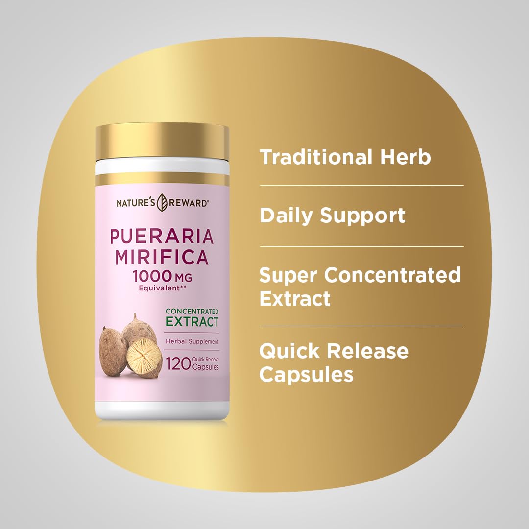 Piping Rock Pueraria Mirifica Capsules - 120 Count - image 4