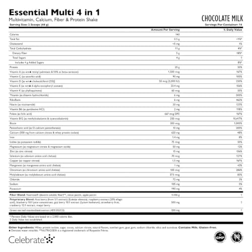 Celebrate Vitamins Essential Multi 4-in-1 Bariatric Powder - 14 Servings - image 3