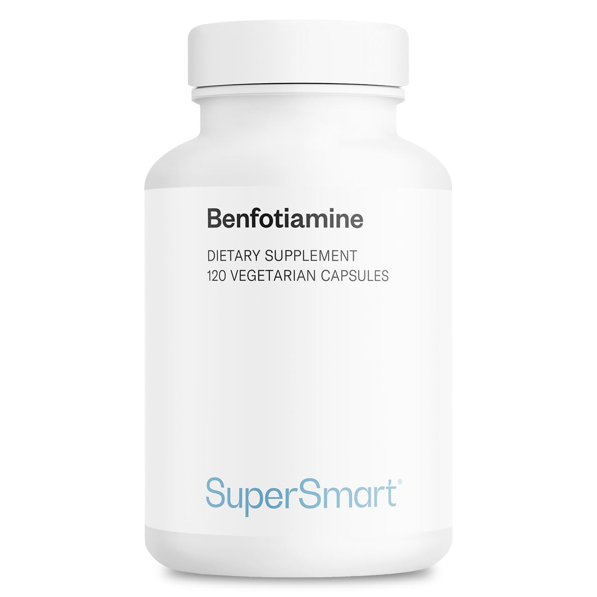 Supersmart Benfotiamine 80 mg Vitamin B1 - 120 Vegetarian Capsules