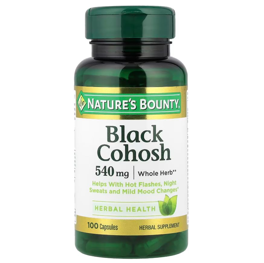 Nature's Bounty Black Cohosh Root 540 mg - 100 Capsules - image 3