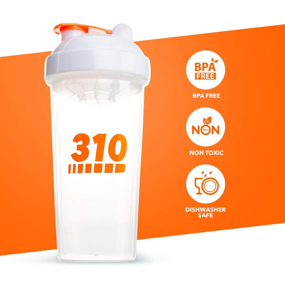 310 Shaker - Protein Shaker and Meal Replacement Blending Bottle