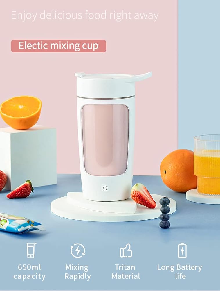 daasigwaa Electric Shaker Bottle 22oz Rechargeable Self Stirring Cup - image 4