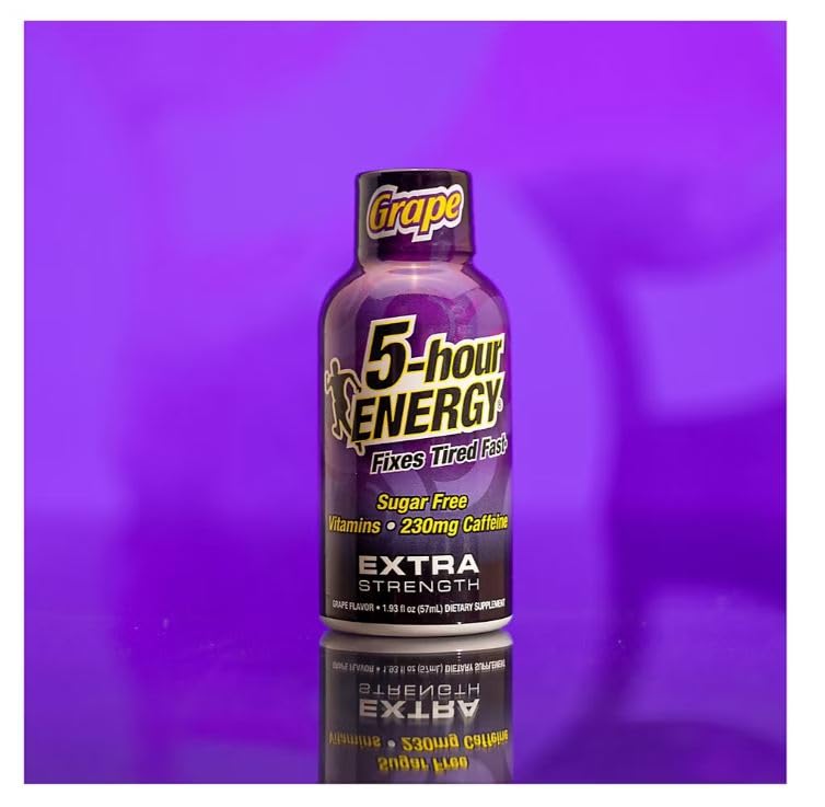 5-hour ENERGY Shot Extra Strength Grape - 24 Pack - image 5