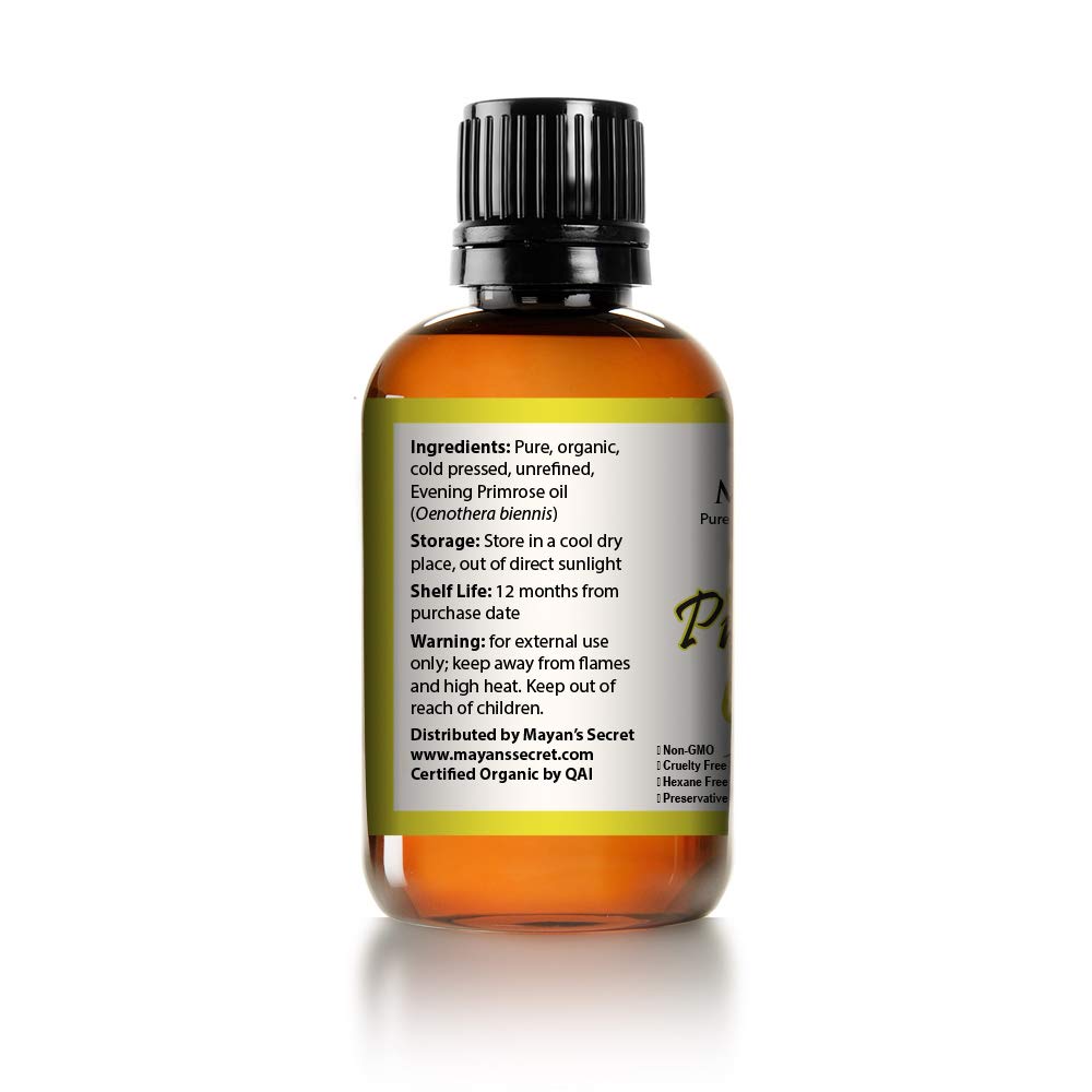 Mayan's Secret Evening Primrose Oil USDA Organic - 4 Fl Oz - image 7
