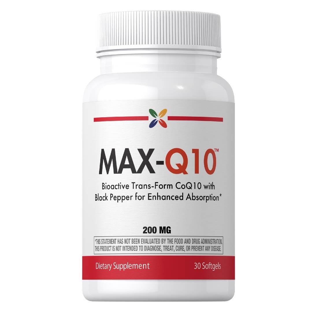 Stop Aging Now MAX-Q10 Coenzyme CoQ10 - 30 Softgels