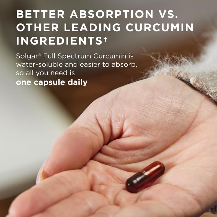Solgar Full Spectrum Curcumin - 90 Softgels - image 3