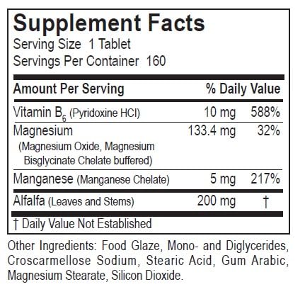 Dialyvite Magnesium Complex with B6 and Manganese - 100 Tablets - image 2