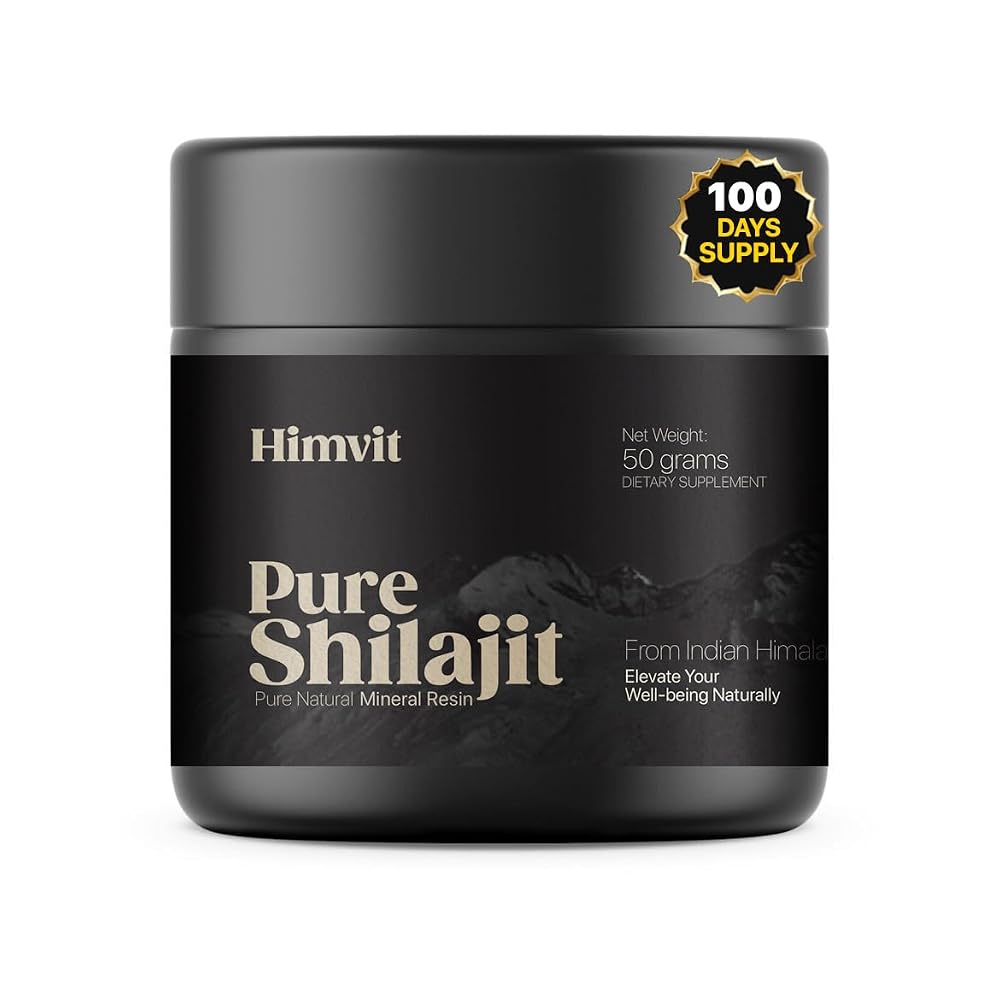 Himvit Pure Himalayan Organic Shilajit Resin - 50 Grams