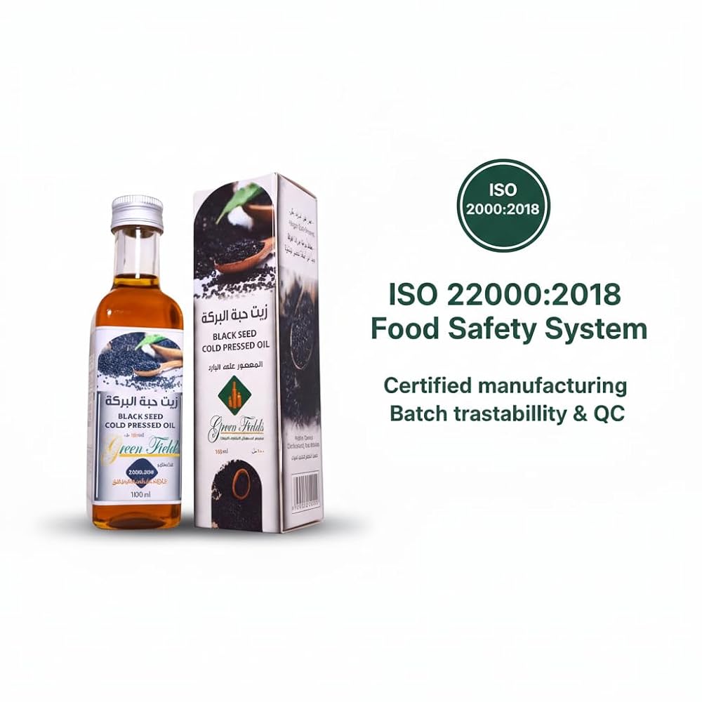 Green Fields Black Seed Oil Cold Pressed, 100ml (3.38 fl oz) - image 3