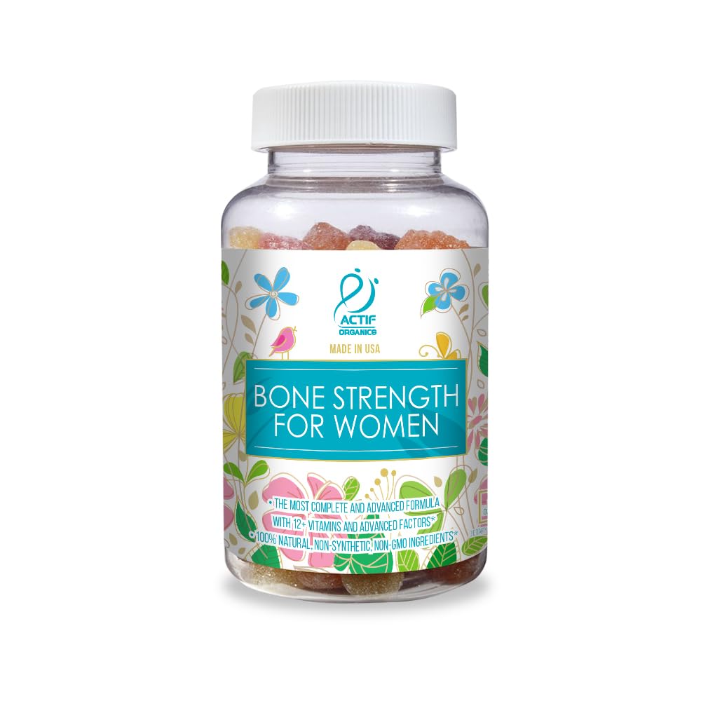 ACTIF Bone Strength Support for Women with 12+ Factors - 90 Softgels