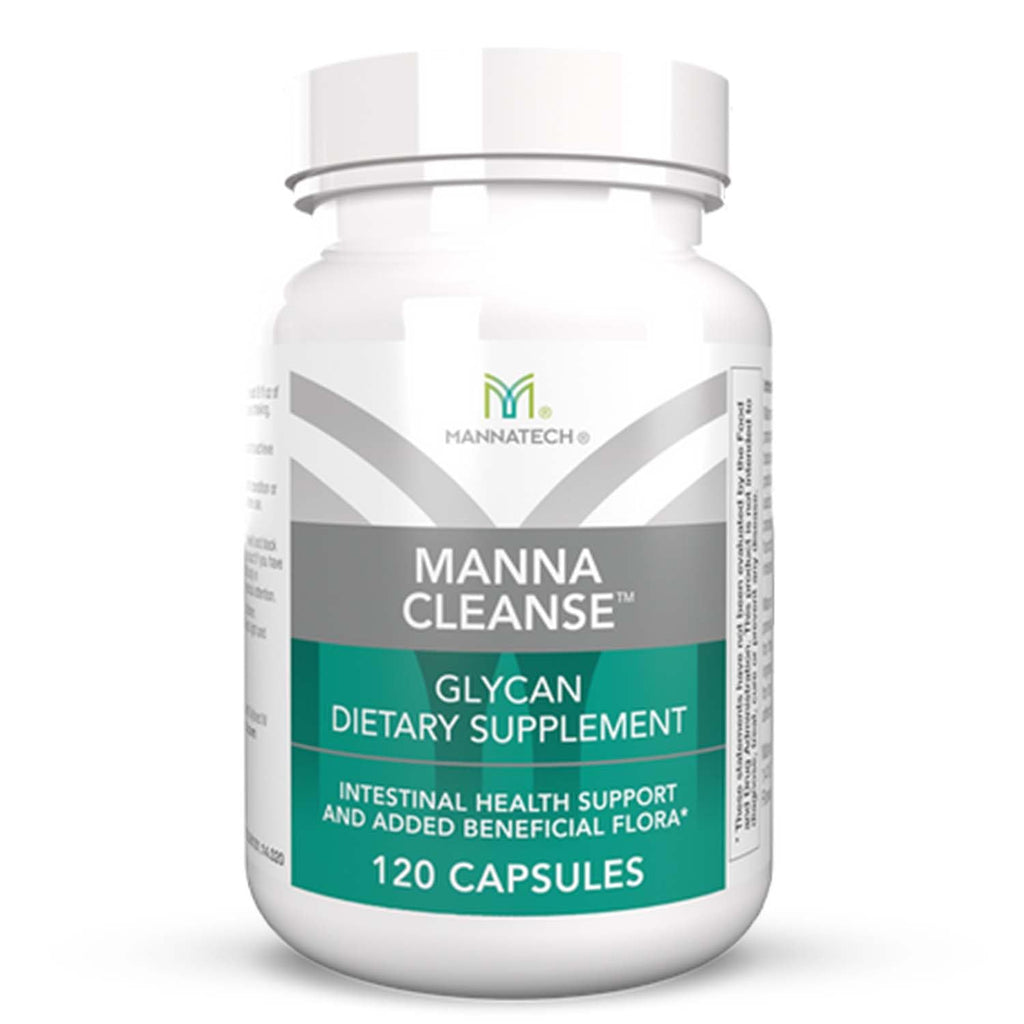 Mannatech MannaCleanse Gut Enzymes & Probiotics - 120 Capsules
