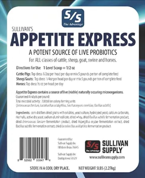 SULLIVAN'S Appetite Express Probiotic Granules - 5 lb - image 2