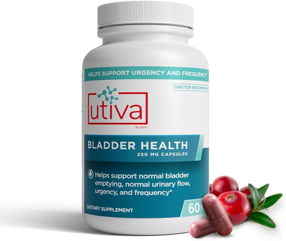 Szio+ Utiva Bladder Health Overactive Bladder Support - 60 Capsules - image 4
