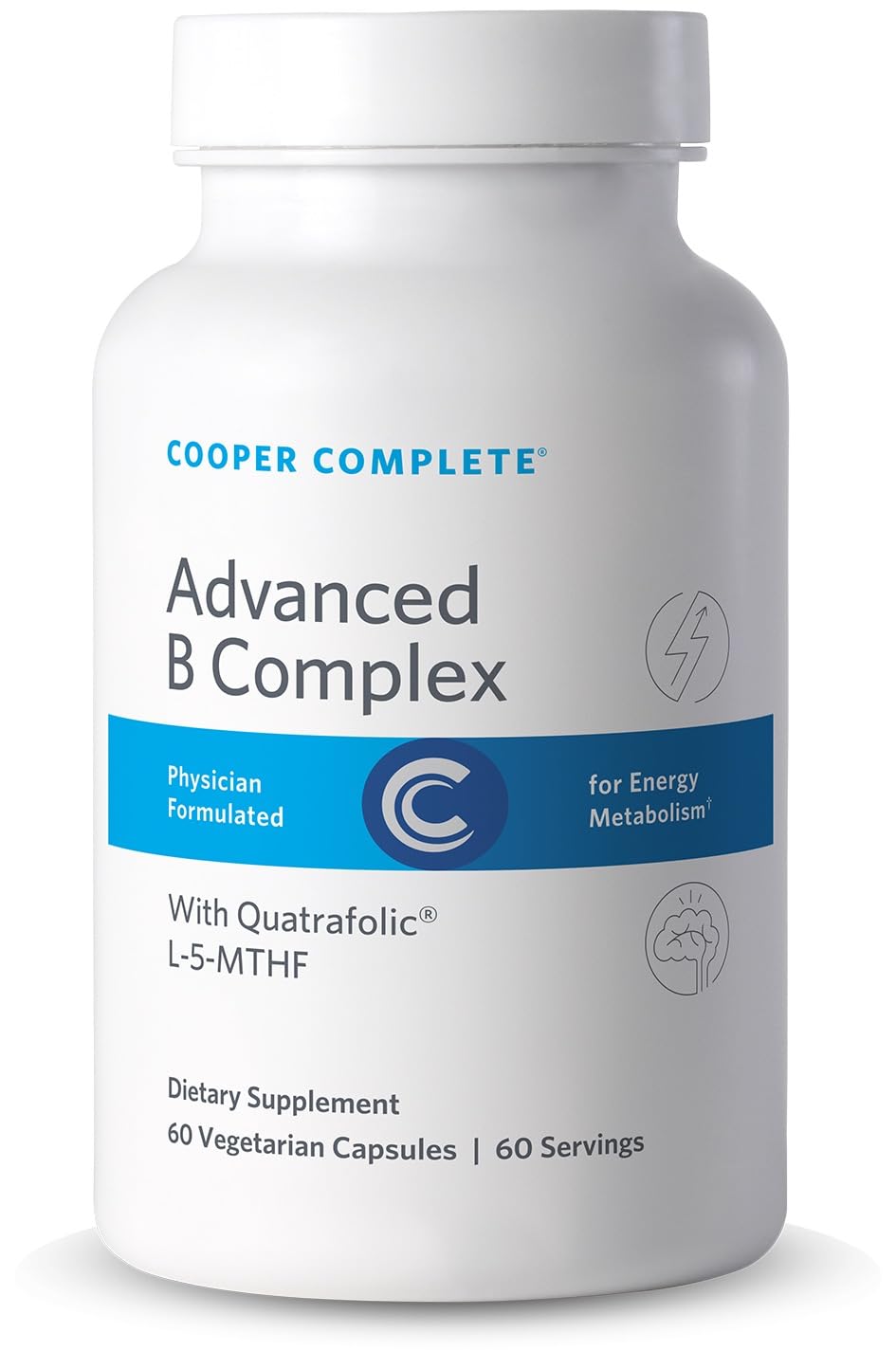 Cooper Complete Methylated Vitamin B Complex Energy Support - 60 Capsules