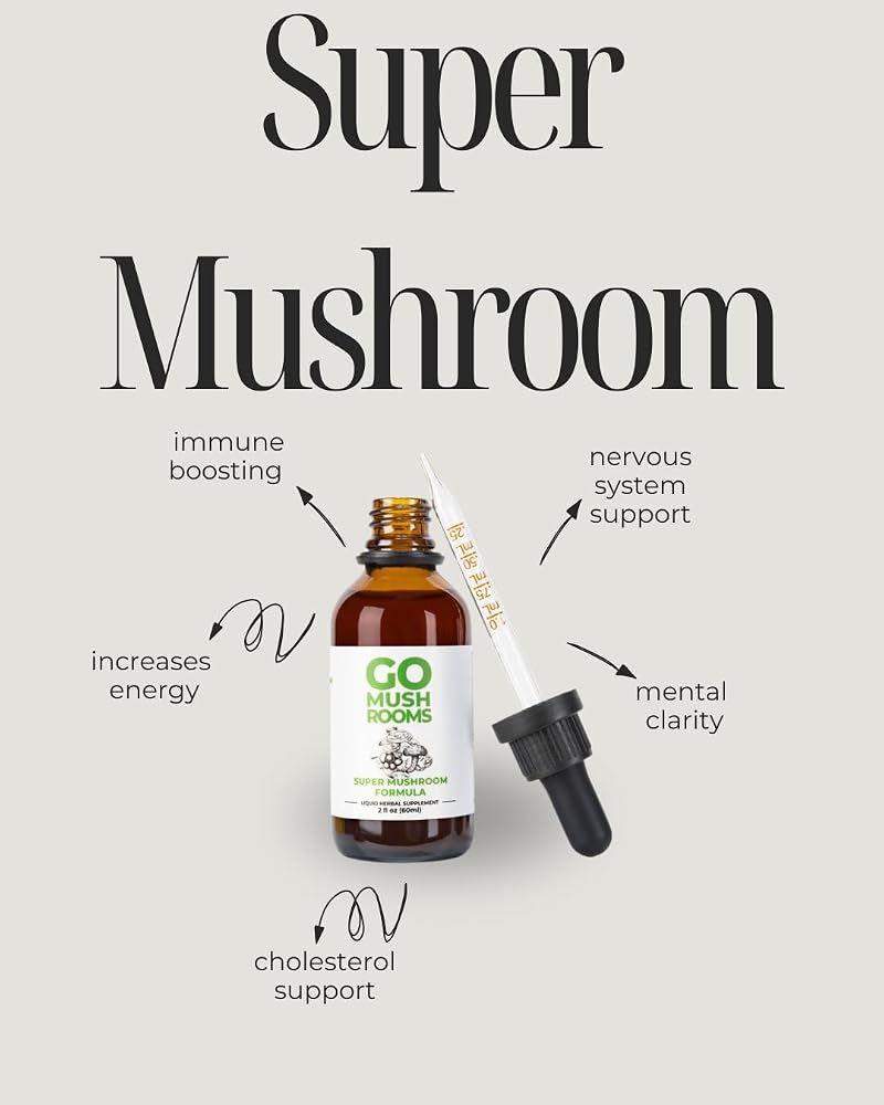 GO Mushrooms Super Mushroom Tincture 4-in-1 - 2 fl oz - image 4