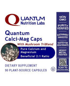 Quantum Nutrition Labs Calci-Mag Caps - 90 Vegetarian Capsules - image 4