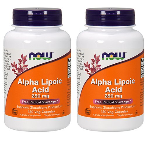 NOW Foods Alpha Lipoic Acid 250mg - 240 Vegetable Capsules