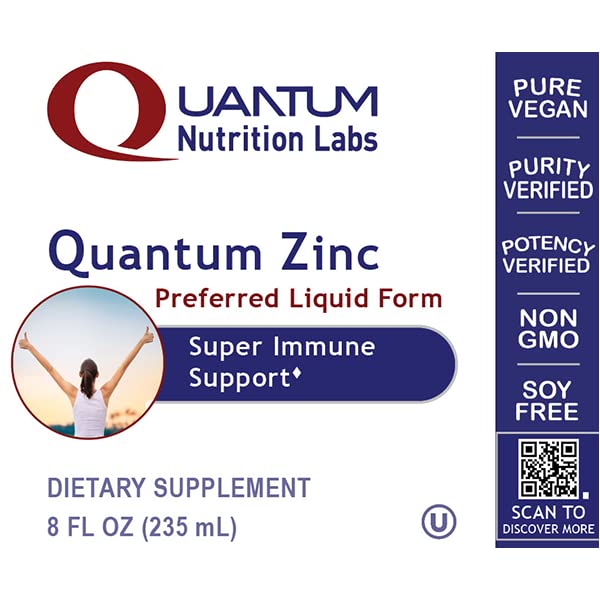 Quantum Nutrition Labs Liquid Zinc Supplement Drops - 8 Fl Oz - image 4