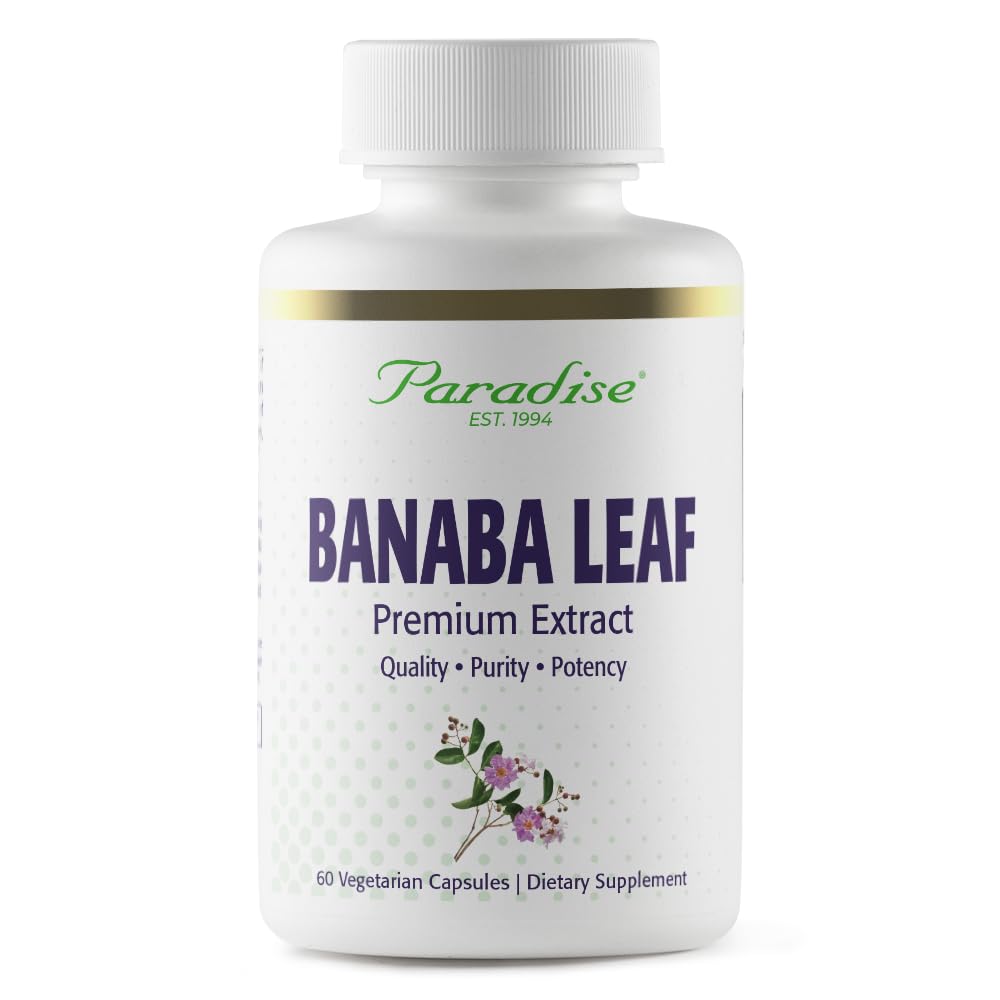 Paradise Herbs Banaba Leaf 12:1 Extract 250 mg - 60 Capsules