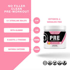 Honey Badger Pre Workout Powder Pink Lemonade - 30 Servings - image 2