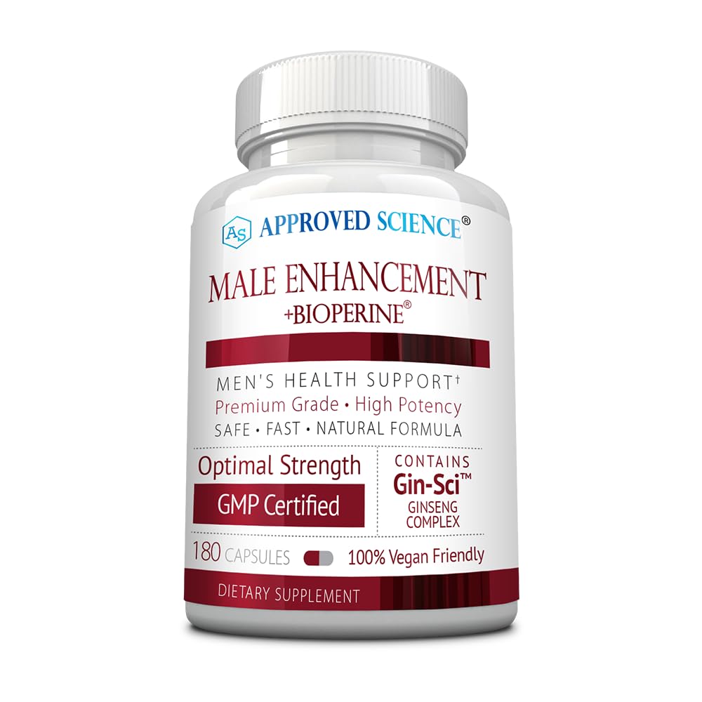 Approved Science Male Enhancement - 180 Vegan Capsules