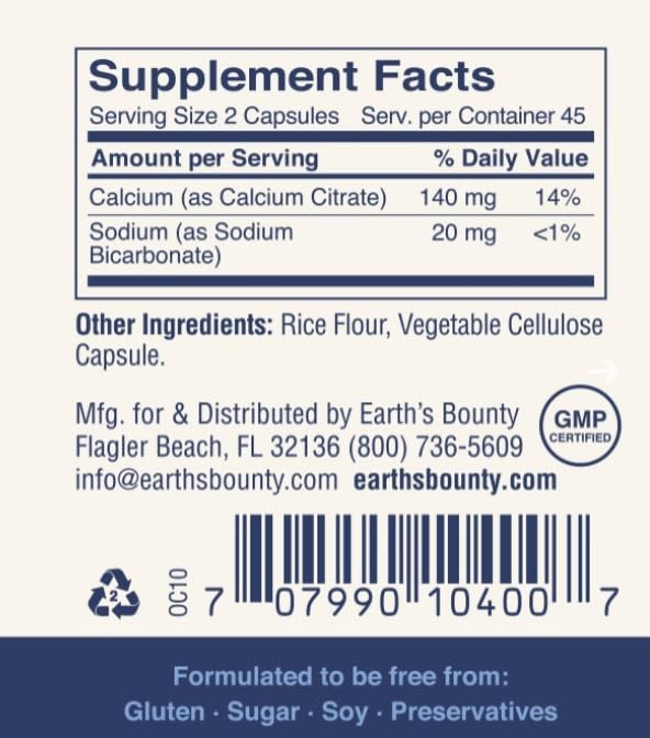 Earth's Bounty Oxy-Caps Oxygen Supplement - 90 Vegetarian Capsules - image 2