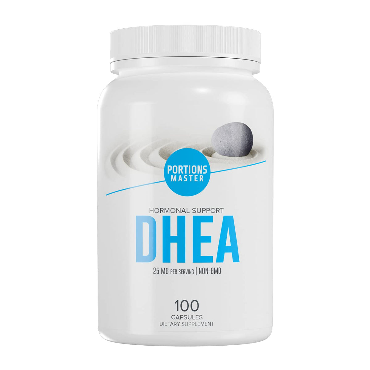 Portions Master DHEA 25mg Hormone Support - 100 Capsules