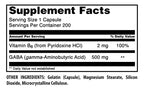 Amazing Nutrition GABA with Vitamin B6 500 mg - 200 Capsules - image 2