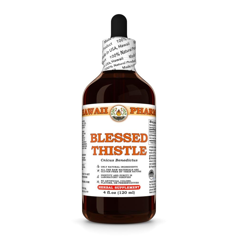Hawaii Pharm Blessed Thistle (Cnicus benedictus) Leaf Liquid Extract